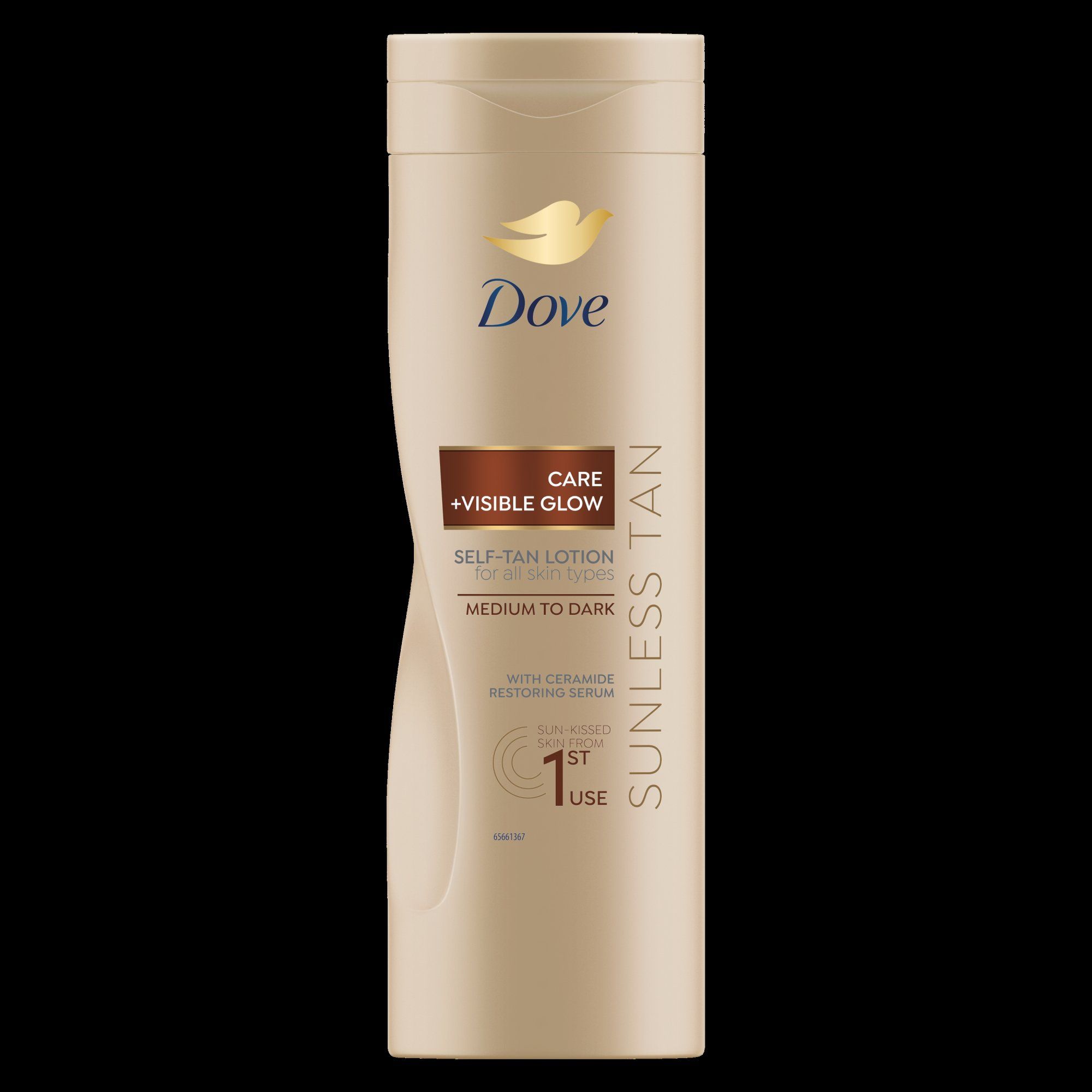 Dove Care&Glow samoopalovací mléko Dark 400 ml