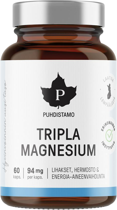 Puhdistamo Tripla Magnesium 60 kapslí