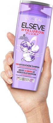 L'Oréal Paris Elseve Hyaluron Plump 72H, Hydratační šampon s kyselinou hyaluronovou 250 ml