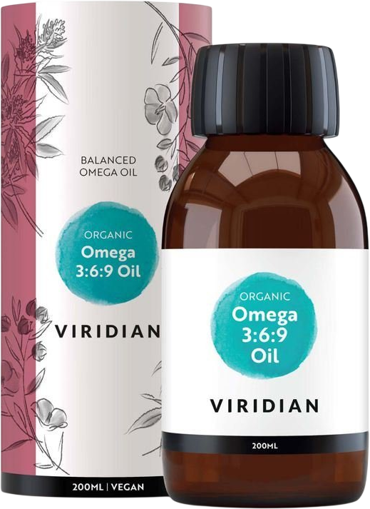 Viridian 100% Organic Omega 3:6:9 Oil 200 ml