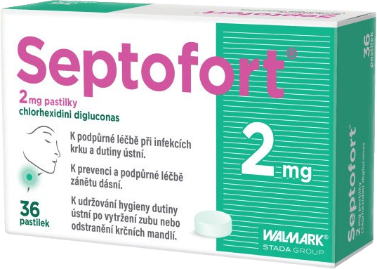 Septofort 2mg 36 pastilek