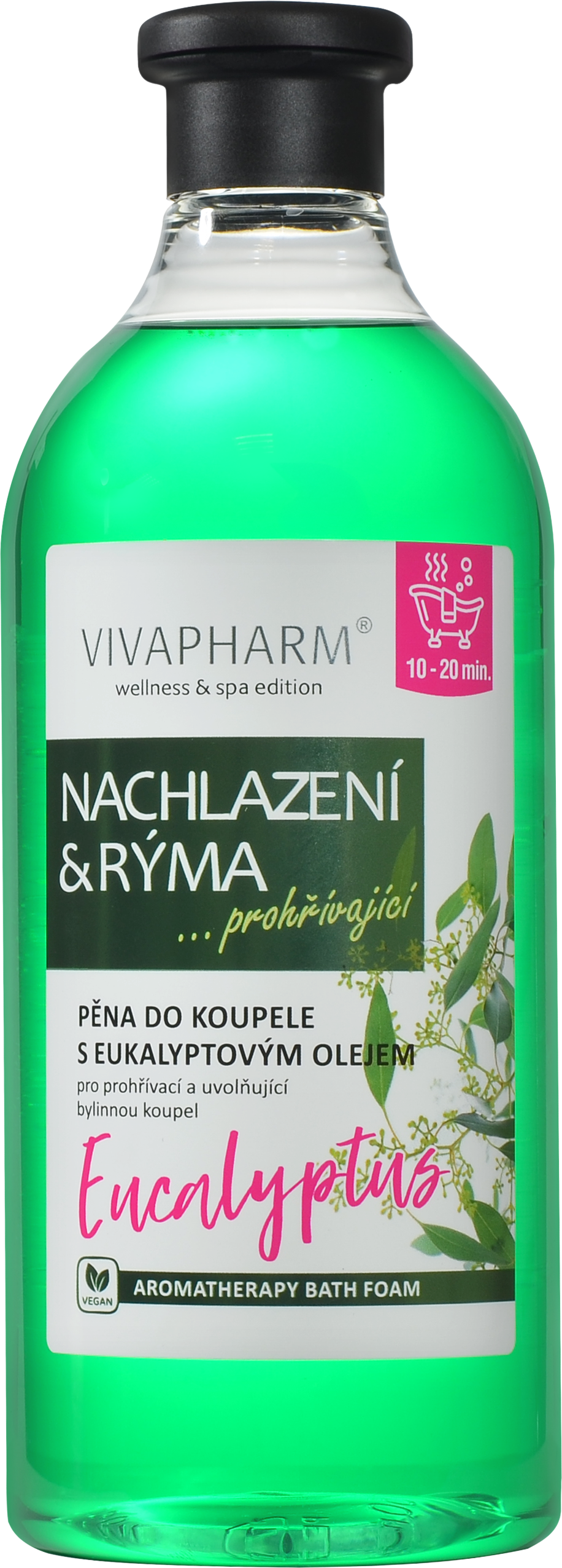 VivaPharm Pěna do koupele Nachlazení a rýma 750 ml