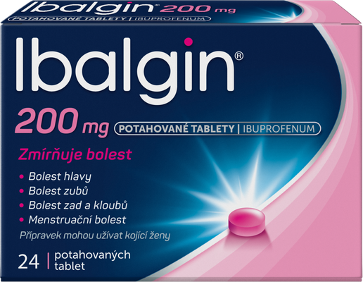 Ibalgin ® 200mg potahované tablety 24 ks