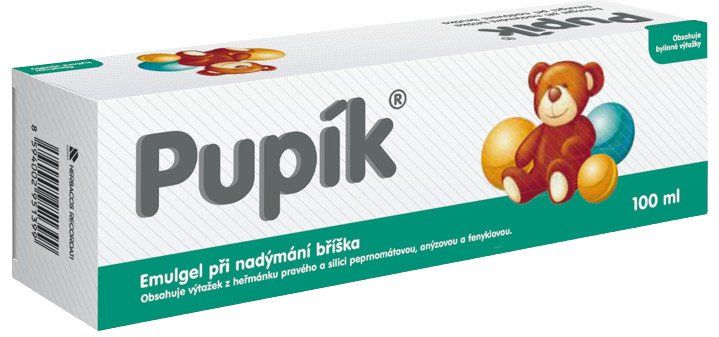 Pupík dětský emulgel proti nadýmání 100 ml