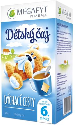 Megafyt Dětský bylinný čaj Dýchací cesty 20 x 2 g
