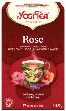 Yogi Tea Bylinná směs s kořením Růže BIO 17 x 2 g