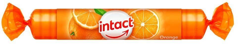 Intact hroznový cukr s vitamín C pomeranč 40 g