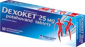 Dexoket 25 mg 10 tablet