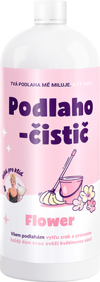 Úklid pro klid Podlahočistič Flower 1 x 1 l