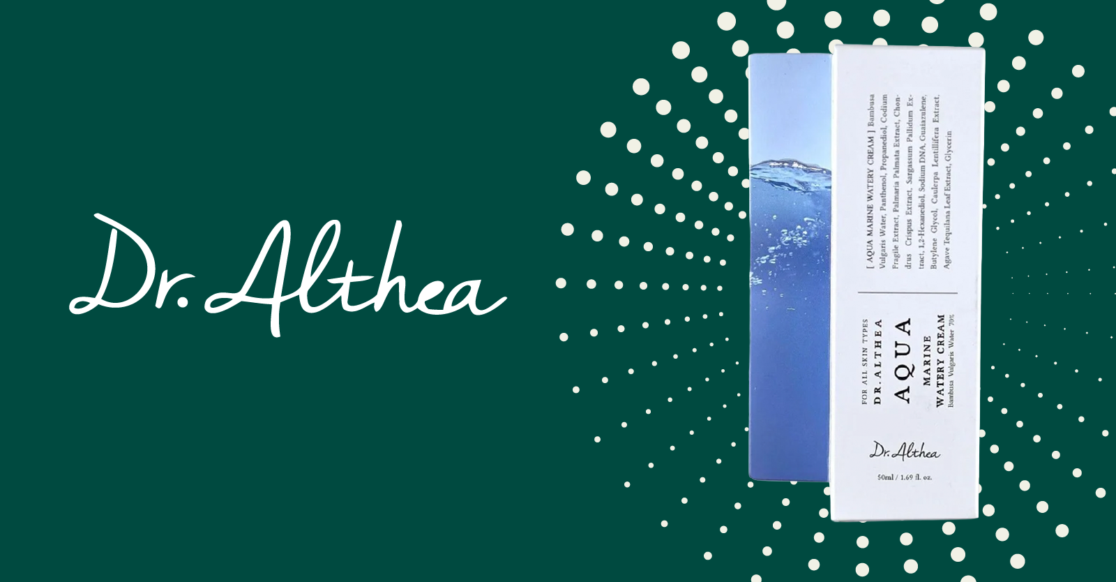 Dr. Althea Aqua Marine hydratačný pleťový krém 50 ml