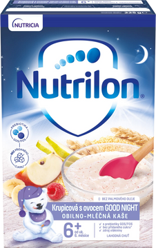 Nutrilon Krupicová kaše s ovocem GOOD NIGHT 225 g