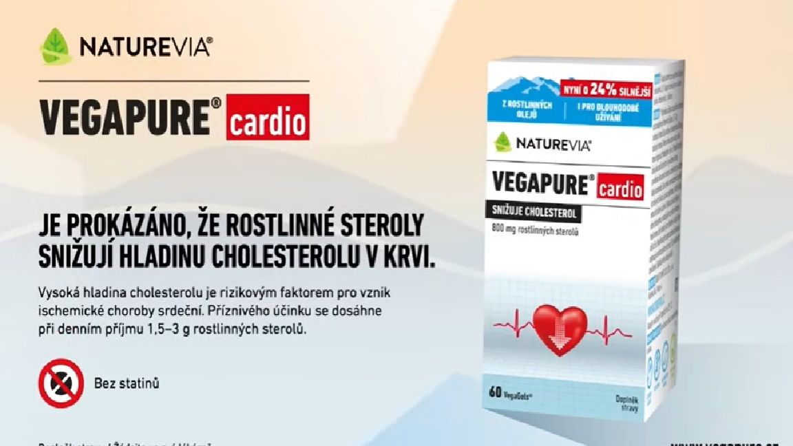 cholesterol, srdce, NatureVia, kardio