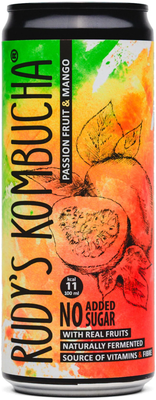 RUDY'S Kombucha Mango & Marakuja 330 ml