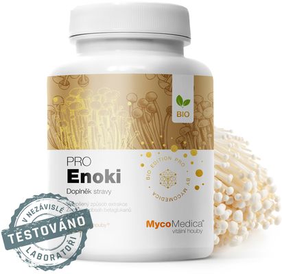 MycoMedica BIO Enoki PRO 90 kapslí