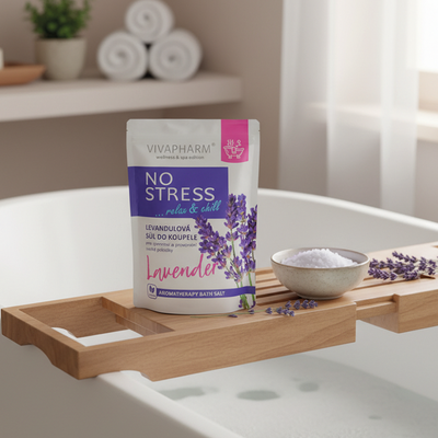 VivaPharm Sůl do koupele No stress 1000 g