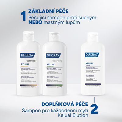 Ducray Elution šampon, rovnováha vlasové pokožky 200 ml