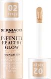 Dermacol Infinity lehký rozjasňující make-up č.02 Beige 20 g