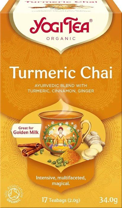 Yogi Tea BIO Čaj Turmeric chai 17 sáčků