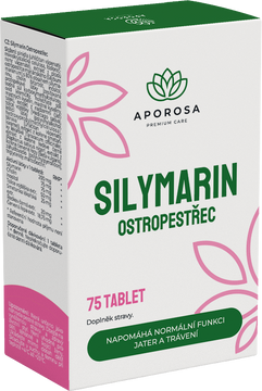 Aporosa Ostropestřec (Silymarin 200 mg) 75 ks