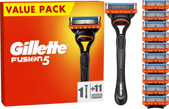 Gillette Fusion5 Pánský holicí strojek, 1 holicí strojek, 11 náhradních hlavic