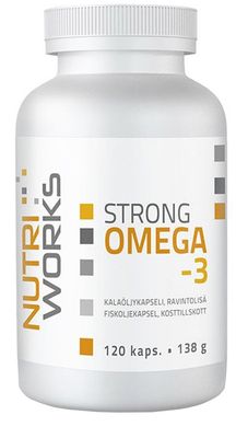NutriWorks Omega 3 Strong 120 kapslí