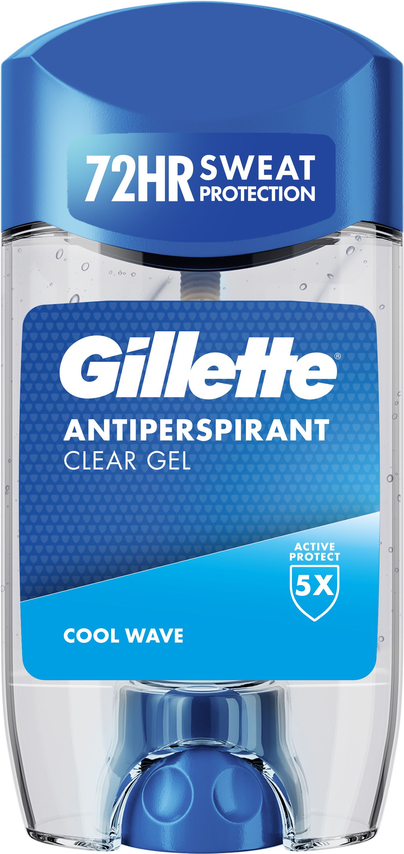 Gillette Cool Wave Antiperspirant Čirý Gel pro Muže 70 ml