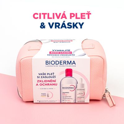 Bioderma Sensibio Dárkový balíček pro citlivou pleť a vrásky