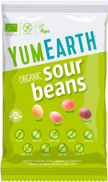 YumEarth BIO Kyselé želé - Mix příchutí 50 g