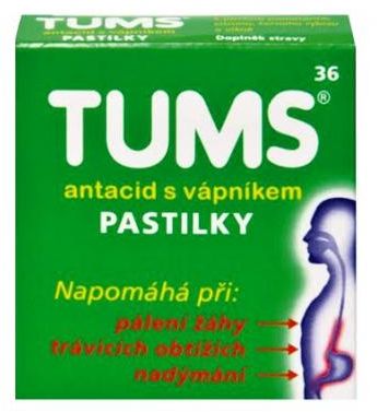 Tums Dobré zažívání - pastilky 36