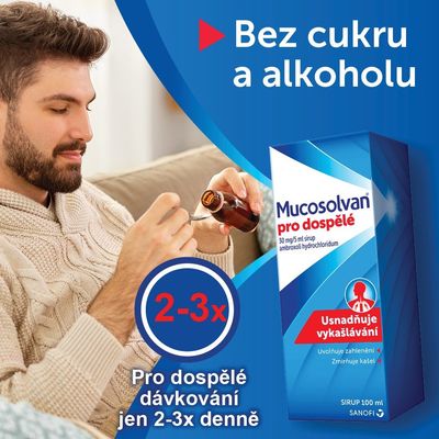 Mucosolvan pro dospělé sirup 100 ml