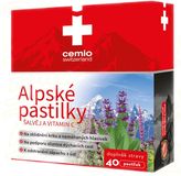 Cemio Alpské pastilky Šalvěj a vitamin C 40 pastilek