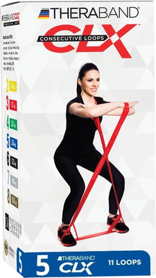 Theraband Thera-Band CLX - modrý, extra silný
