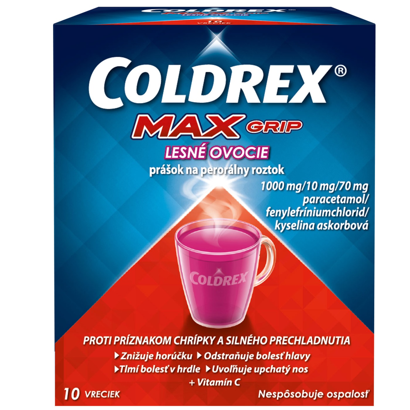Coldrex MAXGrip Lesní ovoce 10ks