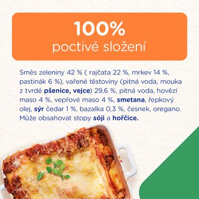 Sunar příkrm lasagne s hovězím masem 6m+ 120 g