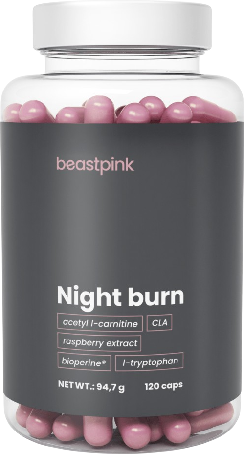 BeastPink Night Burn 120 kapslí