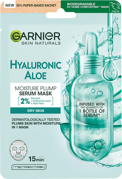 Garnier Textilní hydratační maska Hyaluronic Aloe 28 g