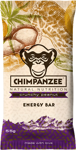 Chimpanzee Energy bar Crunchy Peanut 55 g