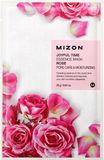 Mizon Joyful Time Essence Mask Rose Hydratační plátýnková maska pro stažení pórů 23 g