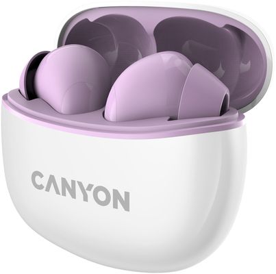 Canyon TWS-5 BT sluchátka s mikrofonem, šeříková