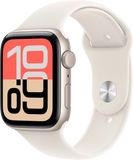 Apple Watch SE 3 44mm Hvězdně bílý hliník s hvězdně bílým sportovním řemínkem S/M