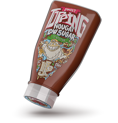 Lifelike Topping Twister nougat low sugar 1 x 250 g