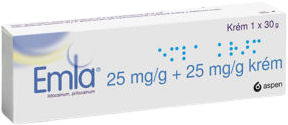 Emla 25 mg/g+25 mg/g krém 30 g