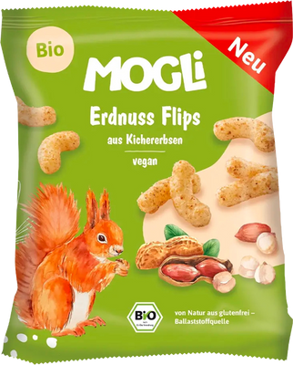 MOGLi BIO arašídové křupky 30 g