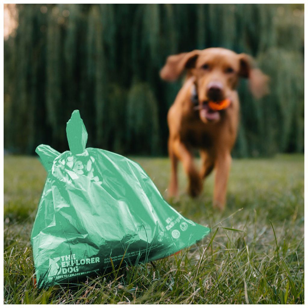 Explorer dog Sáčky recyklované na psí hovínka s vůní máty