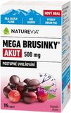 NatureVia Mega brusinky Akut 15 kapslí