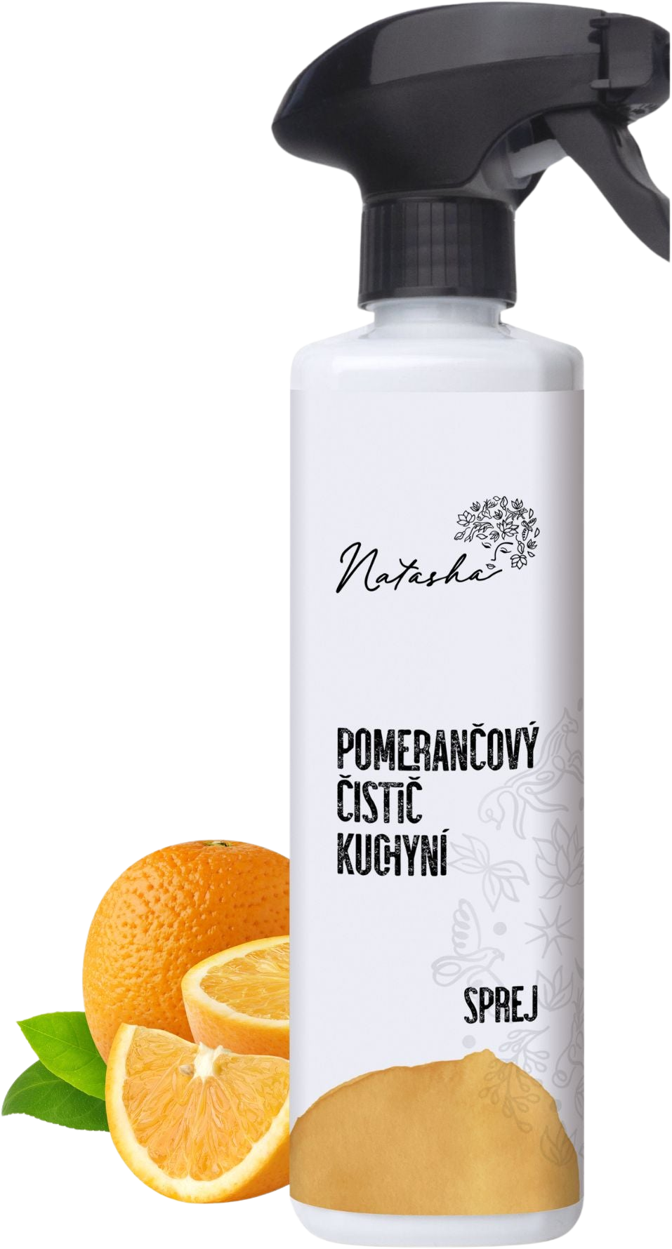 Natasha Pomerančový čistič kuchyní 500 ml