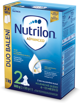 Nutrilon dvanced 2 pokračovací kojenecké mléko 1000 g