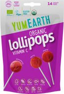 YumEarth BIO ovocná lízátka s vitamínem C 14 ks