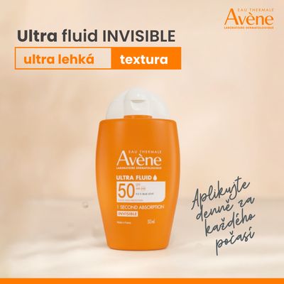 Avène Sun Ultra fluid Invisible SPF50 50 ml