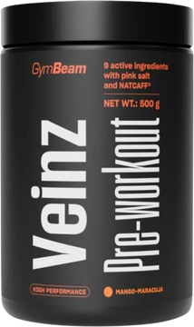 GymBeam Veinz Pre-workout, Mango - Marakuja 500 g